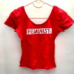 red bedroom crop top🌼🌸